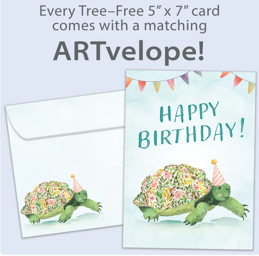 Tree Free Greetings Happy Birthday Turtle