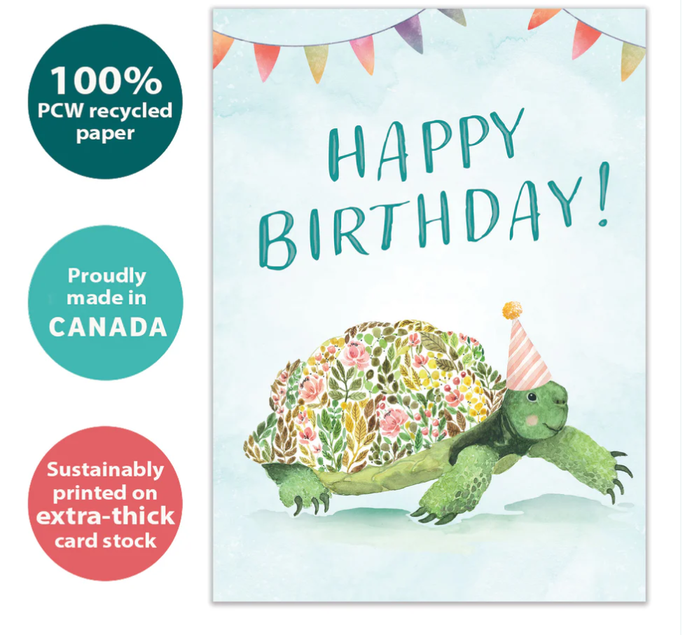 Tree Free Greetings Happy Birthday Turtle