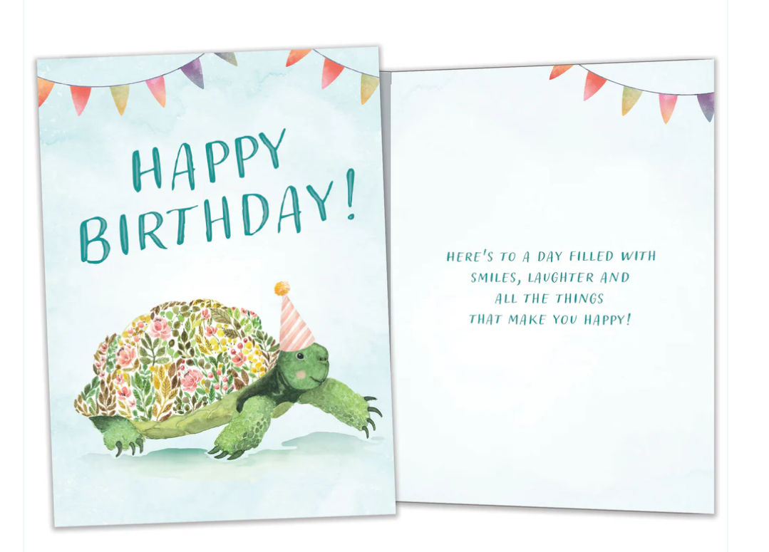 Tree Free Greetings Happy Birthday Turtle