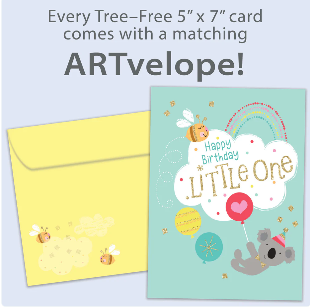 Tree Free Greetings Happy Birthday Little One