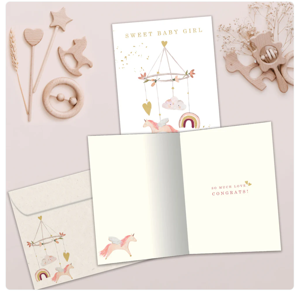 Tree Free Greetings Sweet Baby Girl