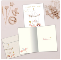 Tree Free Greetings Sweet Baby Girl