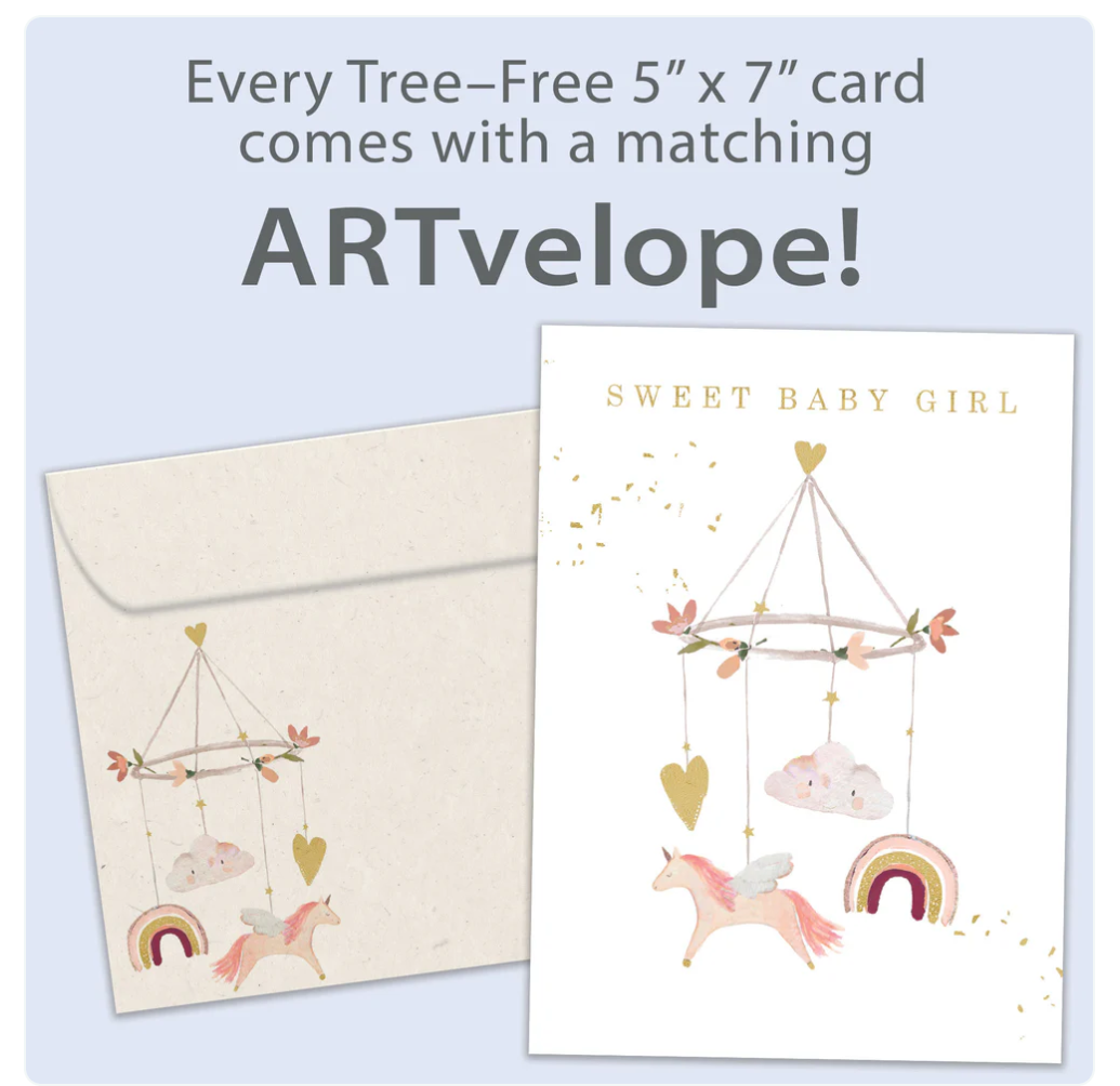 Tree Free Greetings Sweet Baby Girl