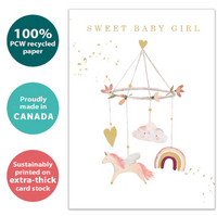 Tree Free Greetings Sweet Baby Girl