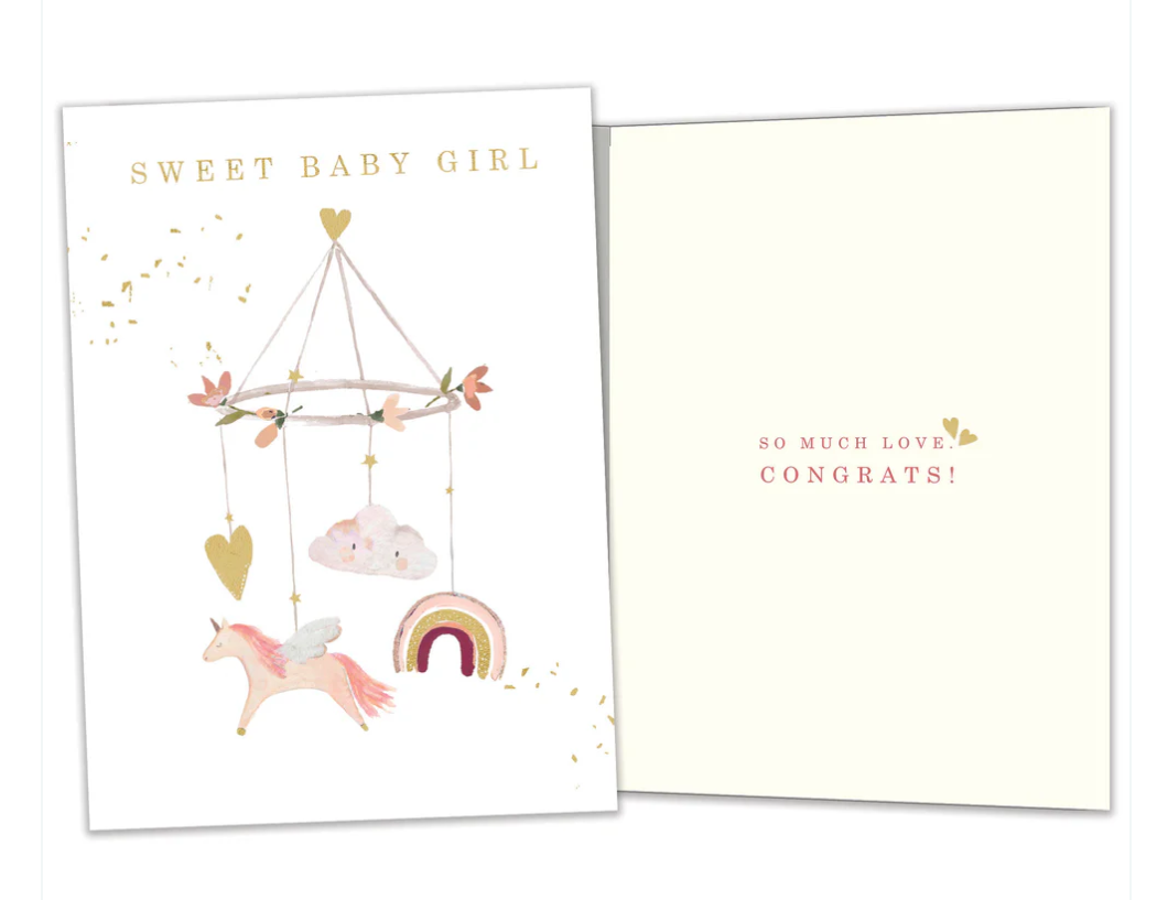 Tree Free Greetings Sweet Baby Girl