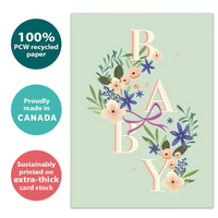 Tree Free Greetings Baby Green