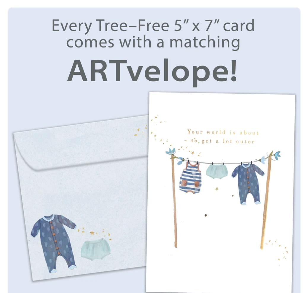 Tree Free Greetings New Baby