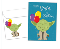 Tree Free Greetings Wishing Yoda Best Birthday