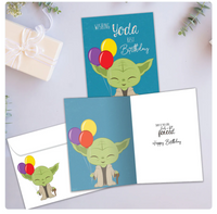 Tree Free Greetings Wishing Yoda Best Birthday