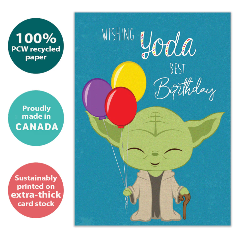 Tree Free Greetings Wishing Yoda Best Birthday