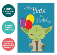Tree Free Greetings Wishing Yoda Best Birthday