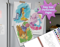 Phidal Publishing Inc. DISNEY PRINCESS DELUXE POSTER PAINT & COLOR