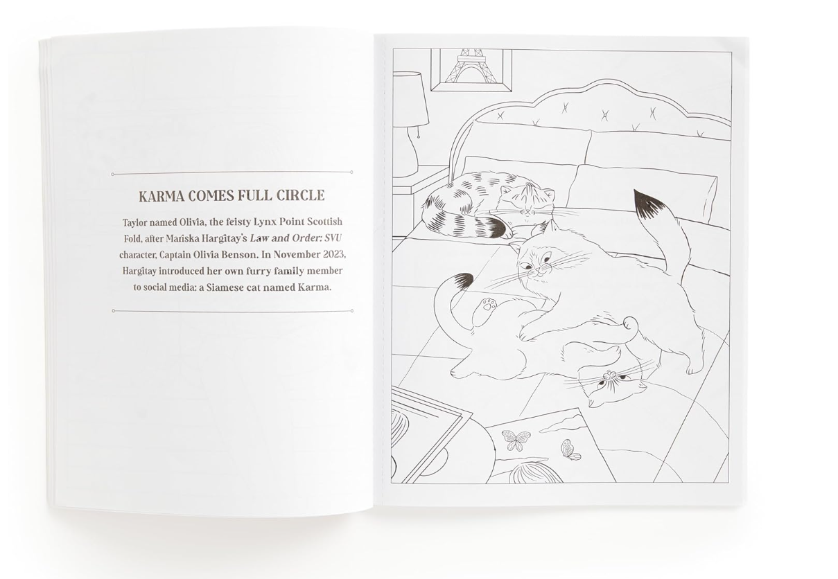 Mudpuppy Karma is Three Cats Coloring Book