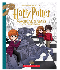 Scholastic Harry Potter Magical Games Colouring Book