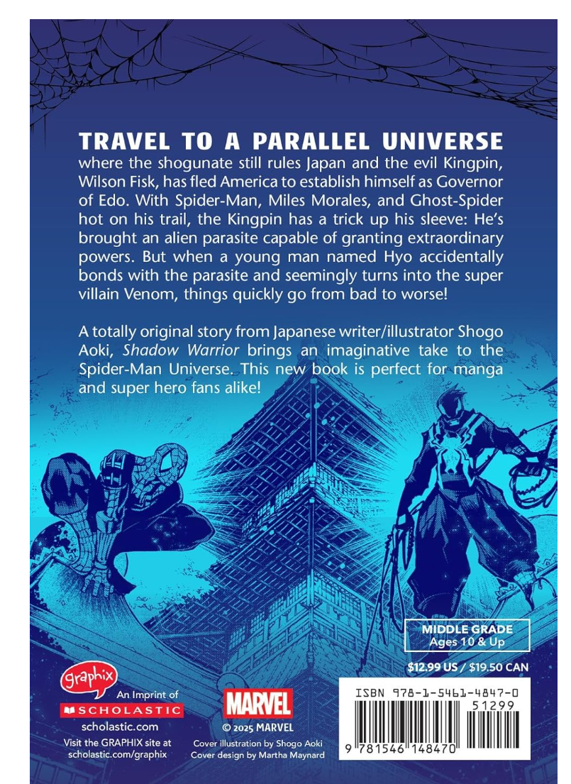 Shogo Aoki Shadow Warrior ( Spider-Man : Original Manga )