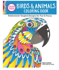 Color This! Birds & Animals Colouring Book