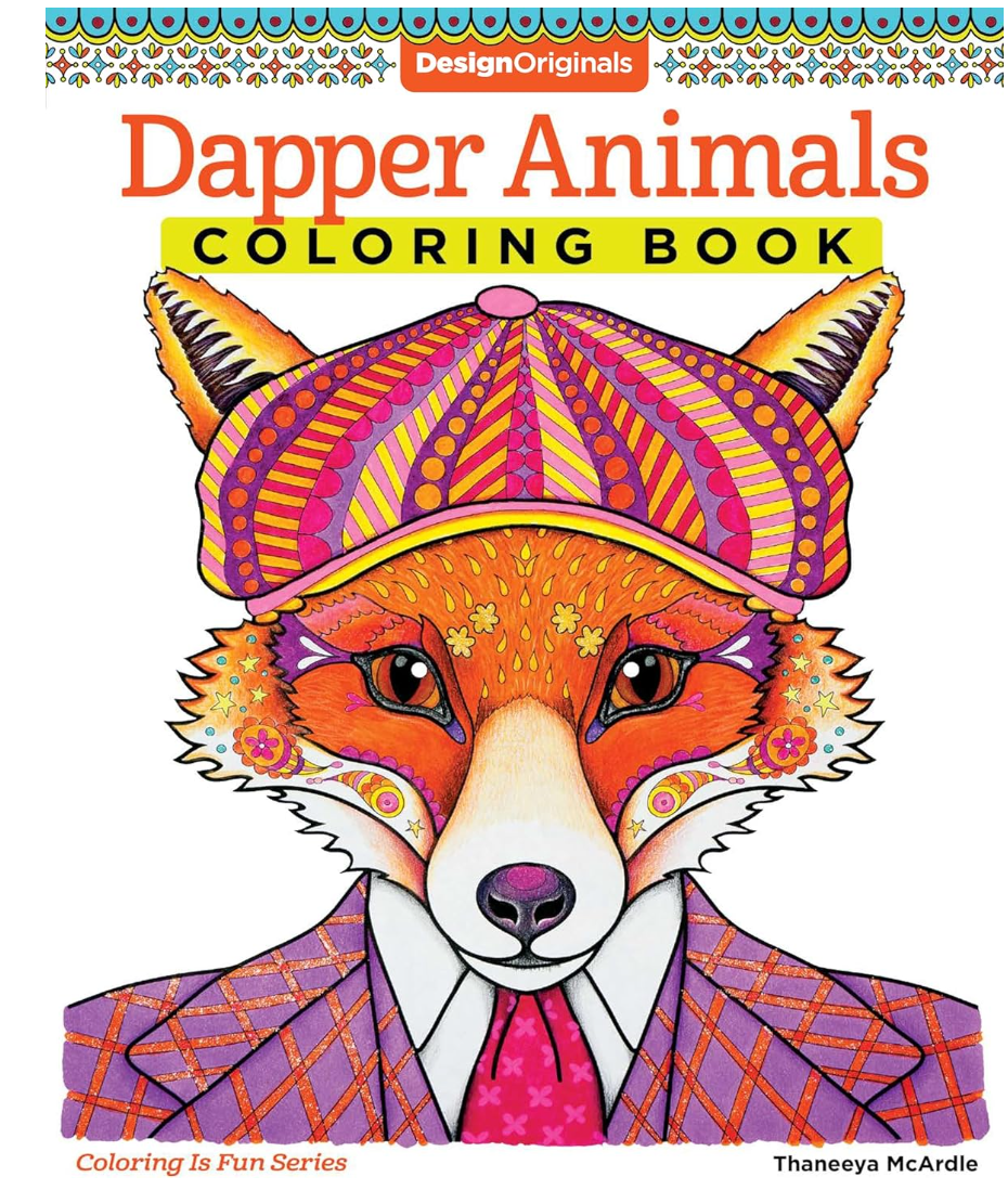 Dapper Animals Colouring Book