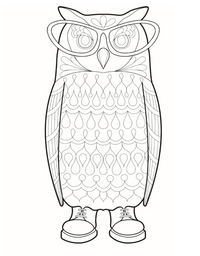 Dapper Animals Colouring Book