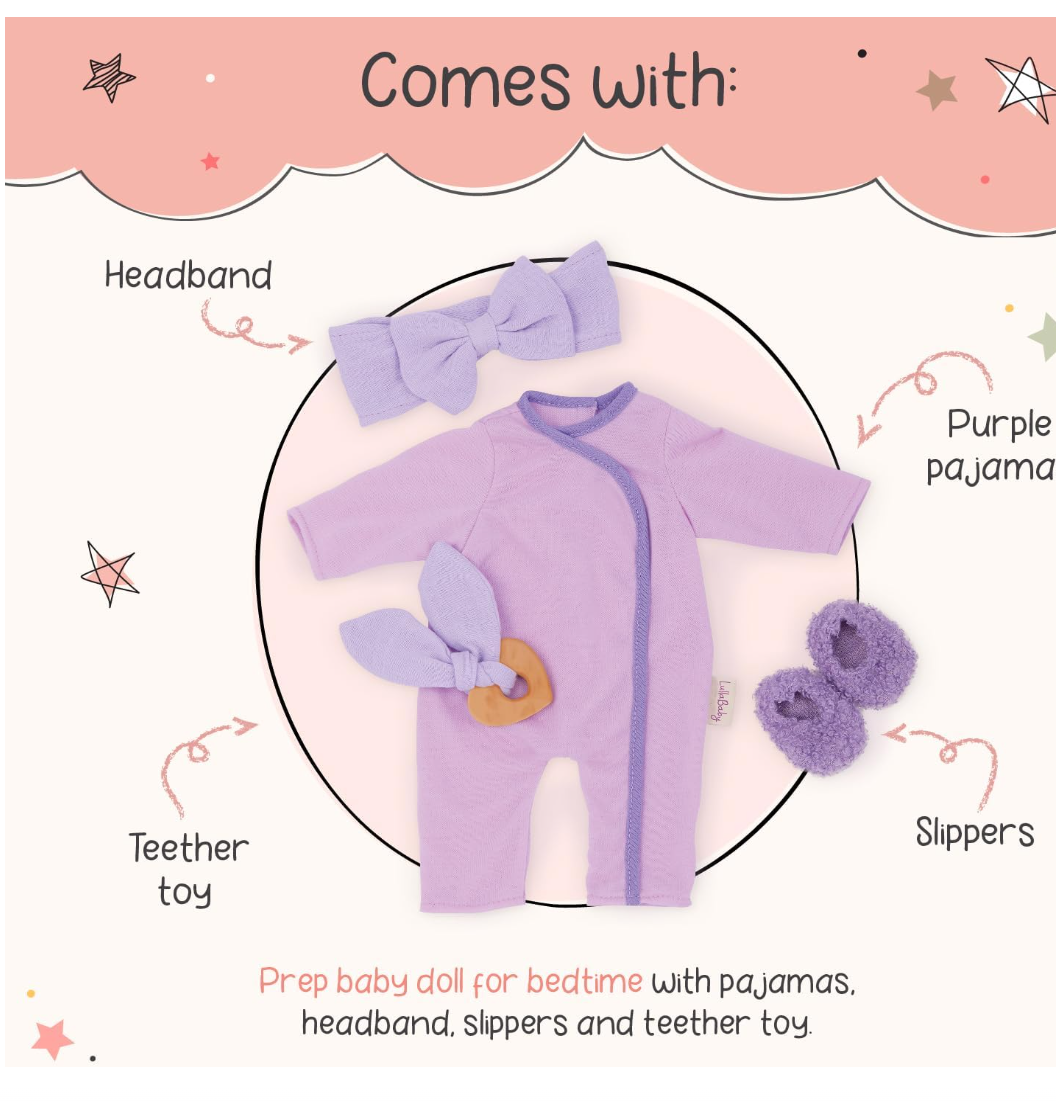 Lullybaby Violet Pyjamas