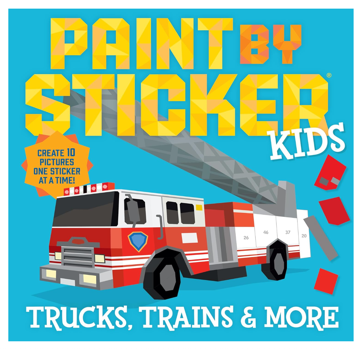 Paint By Sticker Trucks, Trains & More!