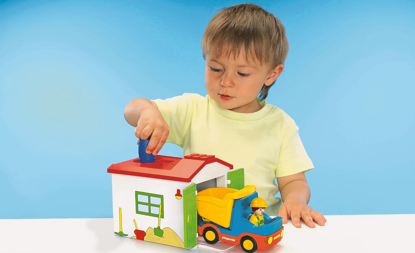 Playmobil Construction Truck With Garage 70184