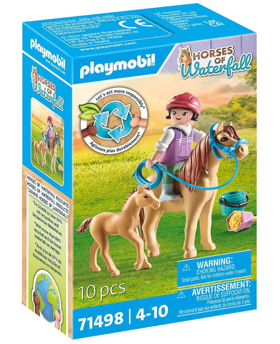 Playmobil Horses Of Waterfall Child with Pony & Foal