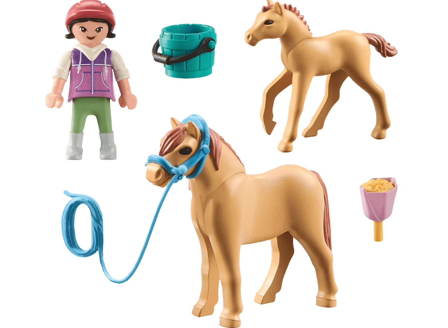 Playmobil Horses Of Waterfall Child with Pony & Foal