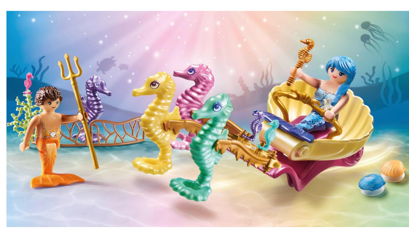 Playmobil Princess Magic Mermaid Seahorse Carriage