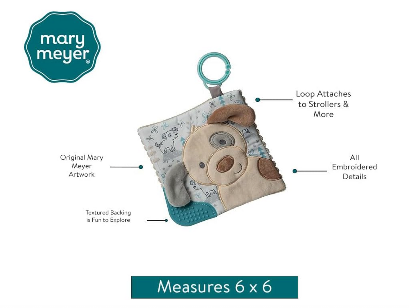 Mary Meyer Sparky Puppy Crinkle Teether