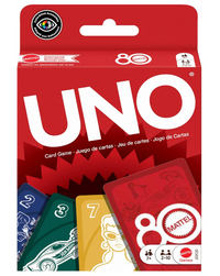 Mattel Ruby Red Uno 80th
