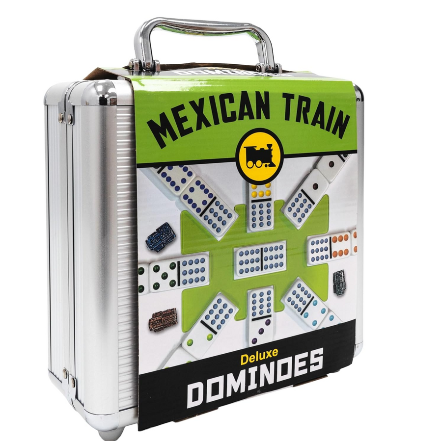 University Games Mexican Train Double 12 Dominoes With Case