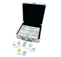 University Games Mexican Train Double 12 Dominoes With Case
