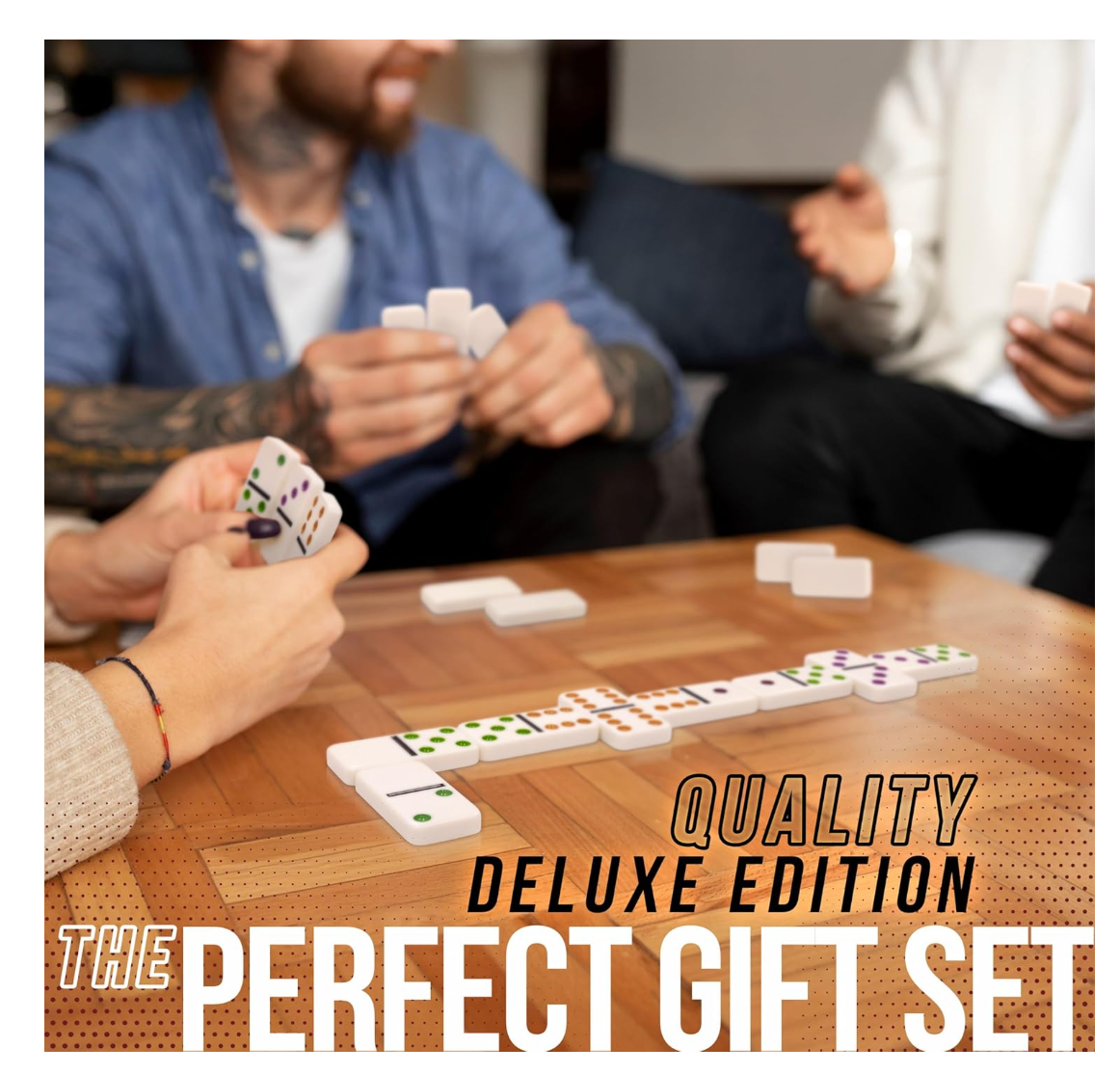 University Games Mexican Train Double 12 Dominoes With Case