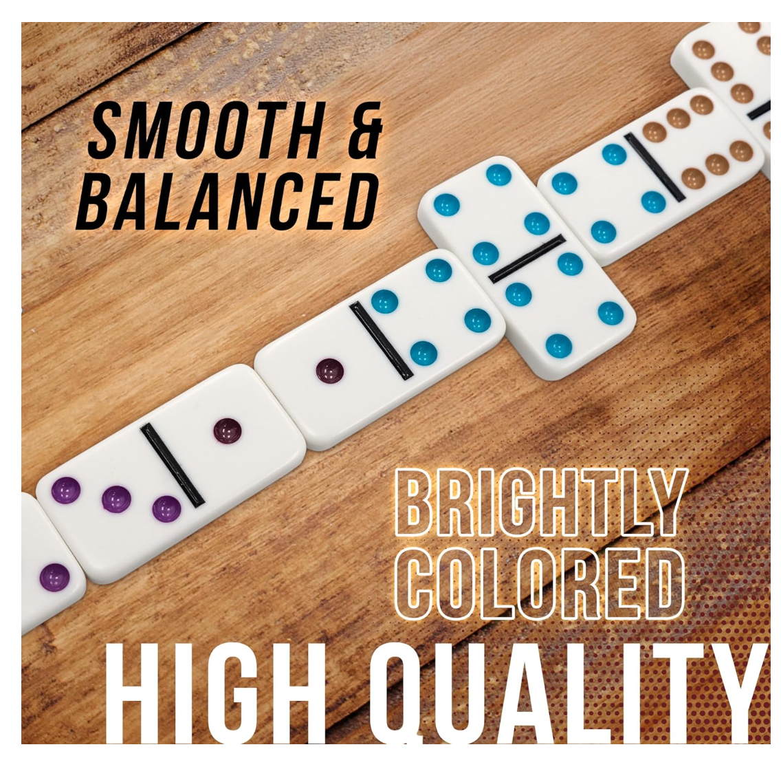 University Games Mexican Train Double 12 Dominoes With Case