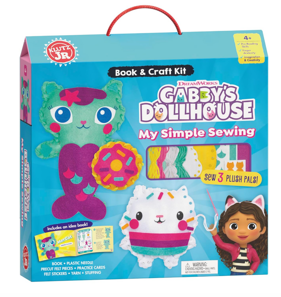 Klutz Jr Gabby's Dollhouse My Simple Sewing