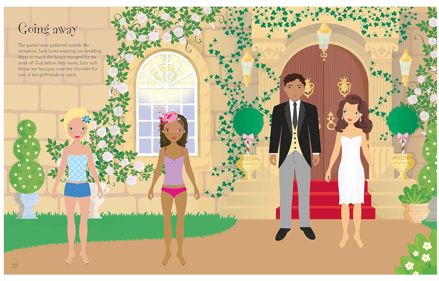 Usborne Sticker Dolly Dressing Weddings