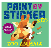 Paint By Sticker Zoo Animals