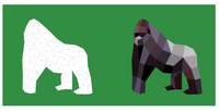 Paint By Sticker Zoo Animals