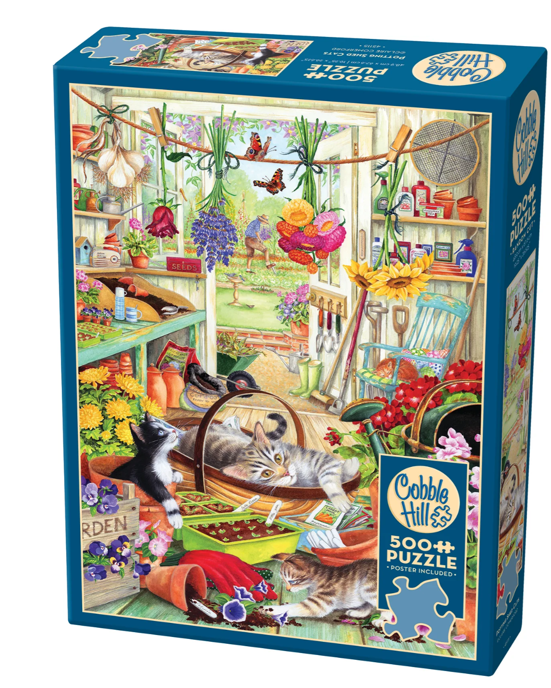Cobblehill Potting Shed Cats 500 Piece