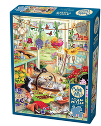 Cobblehill Potting Shed Cats 500 Piece