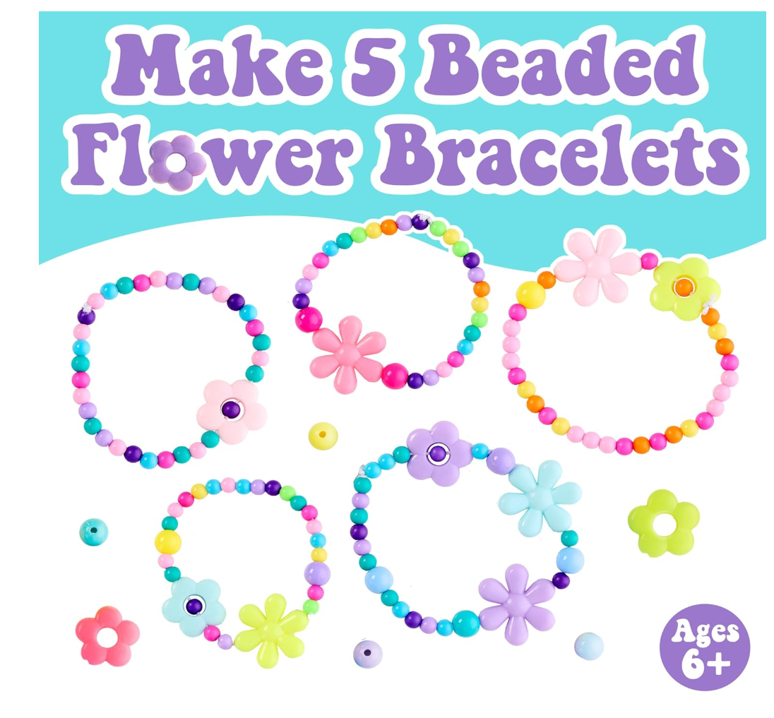 Creativity For Kids Beaded Flowers Bracelet