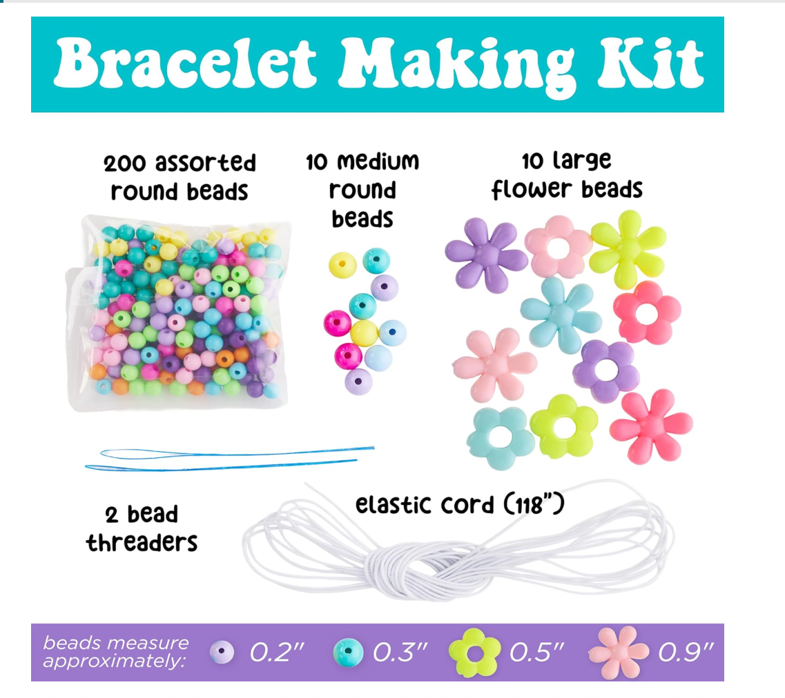 Creativity For Kids Beaded Flowers Bracelet