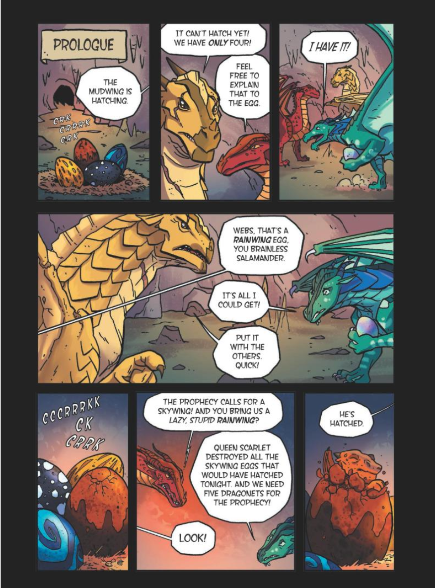 Wings Of Fire Graphic Novel The Dragonet Prophecy #1