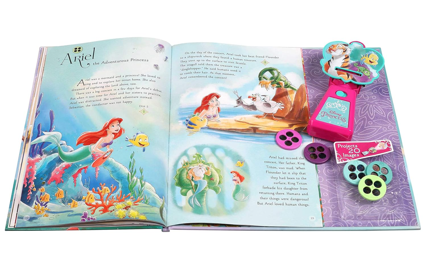 Disney Princess Movie Theatre - Story Book & Movie Projector