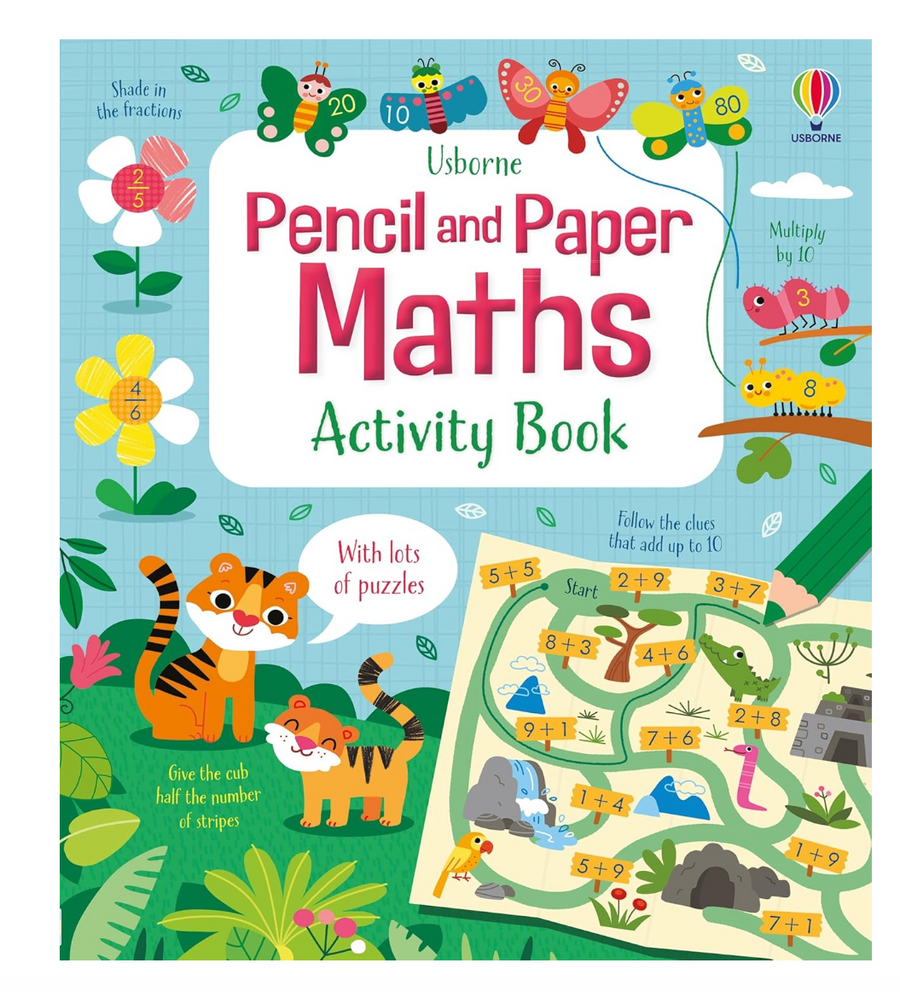 Usborne Math Pencil & Paper Activity Book