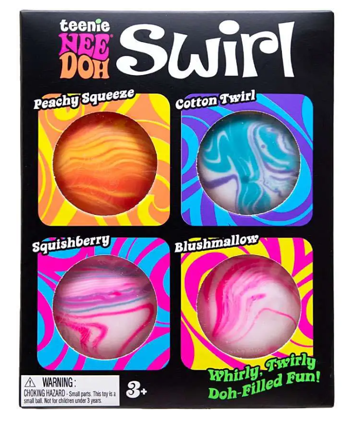 Schylling Teenie Swirl NeeDoh - Multi Pack