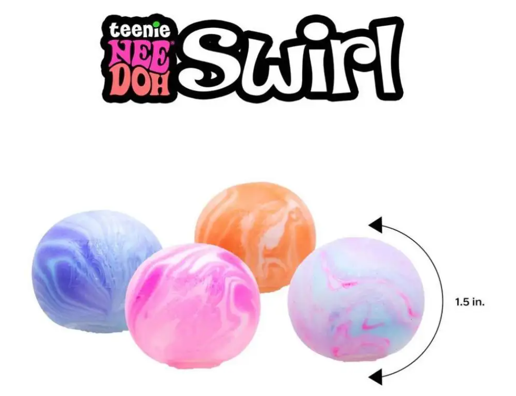 Schylling Teenie Swirl NeeDoh - Multi Pack