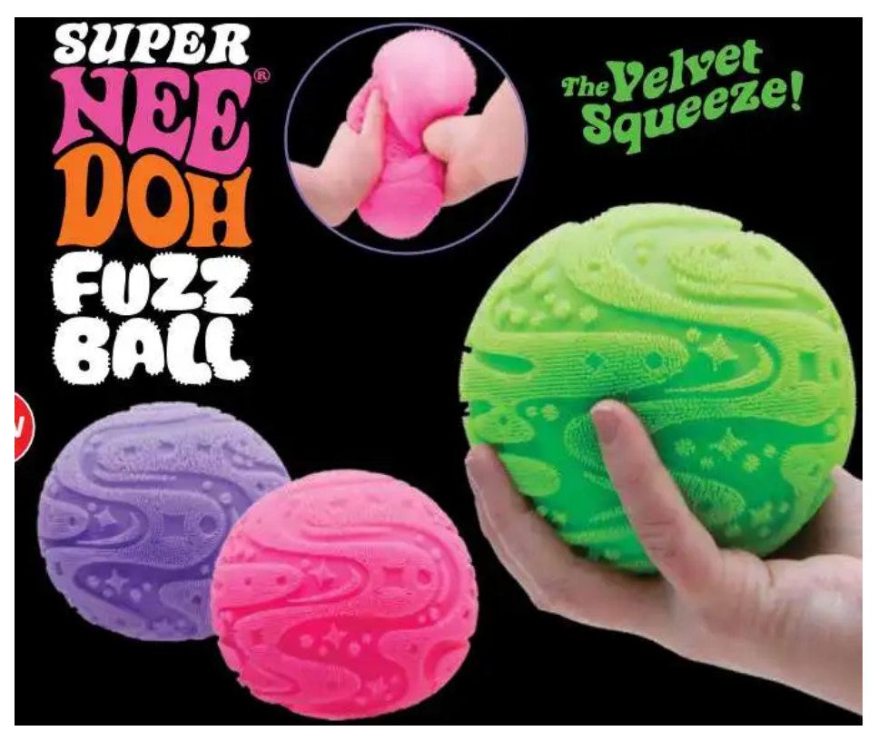 Schylling Super Fuzz Ball NeeDoh