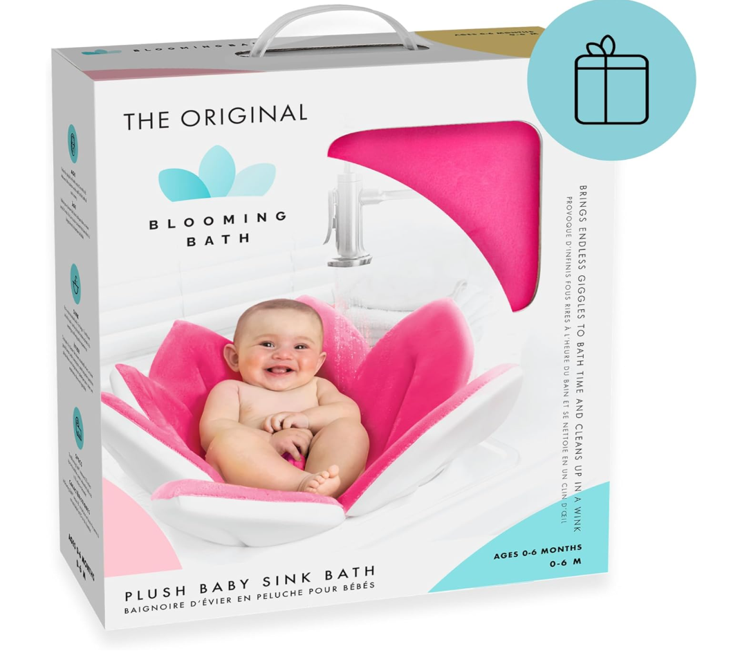 Blooming Bath Plush Baby Sink - Pink