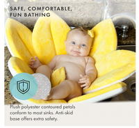 Blooming Bath Plush Baby Sink - Canary Yellow